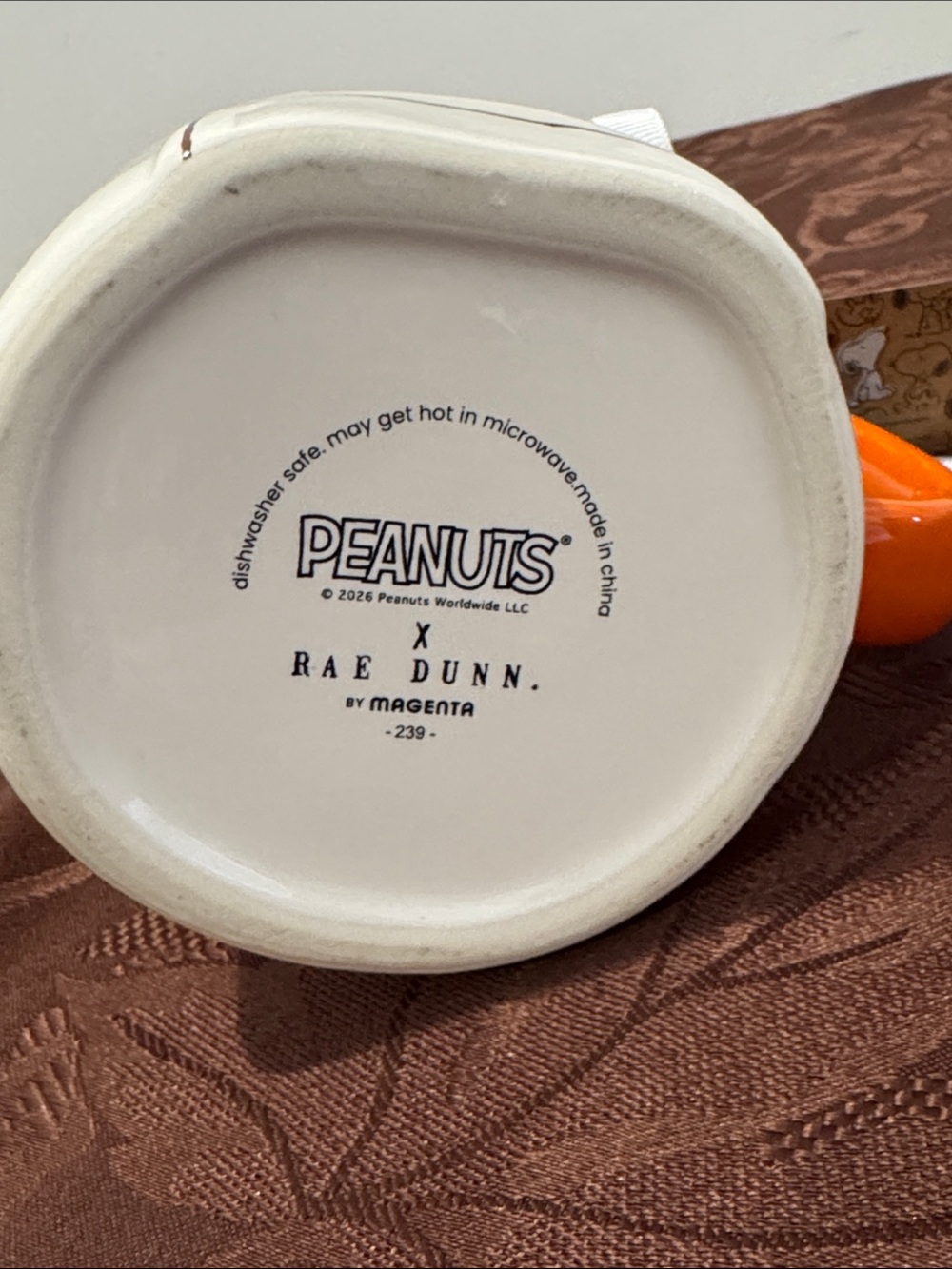 🏈🍂Peanuts X Rae Dunn ‘Only Here For The Tailgate’ Mug - Picture 7 of 9